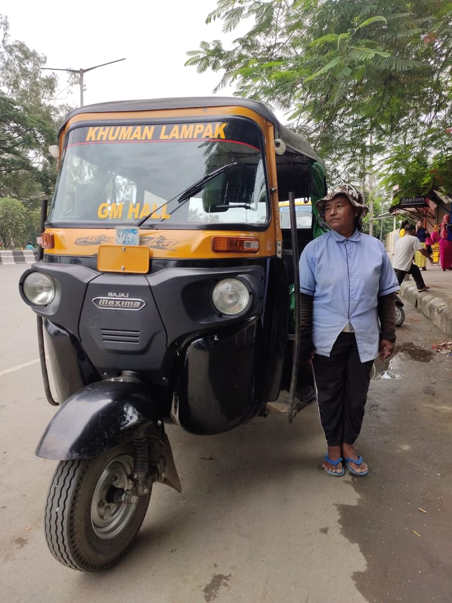 First Woman Auto Driver Manipur